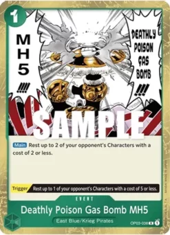 [ONE PIECE] OP03-038 - Deathly Poison Gas Bomb MH5 - Event - Rare