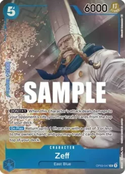 [ONE PIECE] OP03-047 - Zeff - Character - Alternative Art