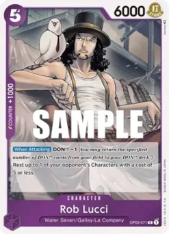 [ONE PIECE] OP03-071 - Rob Lucci - Character - Rare