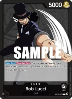 [ONE PIECE] OP03-076 - Rob Lucci - Leader