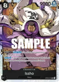 [ONE PIECE] OP03-078 - Issho - Character - Super Rare