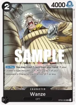 [ONE PIECE] OP03-093 - Wanze - Character - Uncommon