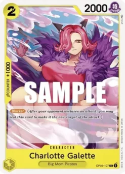 [ONE PIECE] OP03-107 - Charlotte Galette - Character - Common