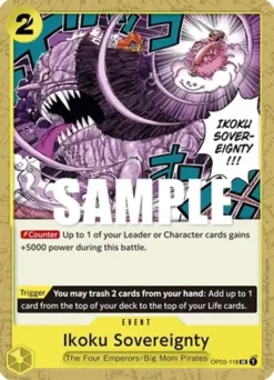 [ONE PIECE] OP03-118 - Ikoku Sovereignty - Event - Uncommon