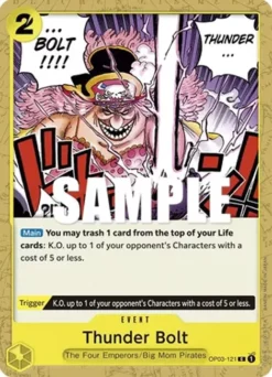 [ONE PIECE] OP03-121 - Thunder Bolt - Event - Common