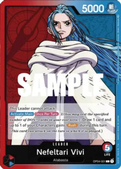[ONE PIECE] OP04-001 - Nefeltari Vivi - Leader