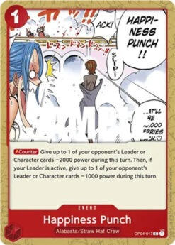 [ONE PIECE] OP04-017 - Happiness Punch - Event - Common