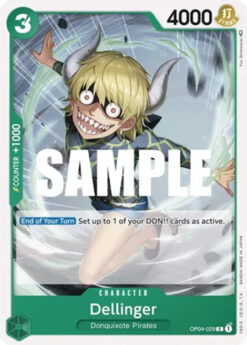 [ONE PIECE] OP04-029 - Dellinger - Character - Common