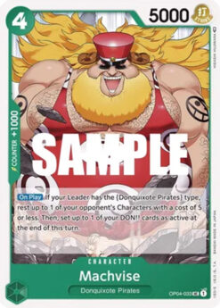 [ONE PIECE] OP04-033 - Machvise - Character - Uncommon