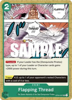 [ONE PIECE] OP04-037 - Flapping Thread - Event - Uncommon