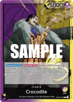 [ONE PIECE] OP04-058 - Crocodile - Leader