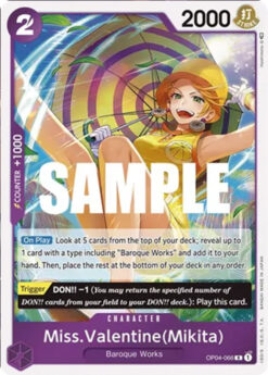 [ONE PIECE] OP04-066 - Miss.Valentine(Mikita) - Character - Rare