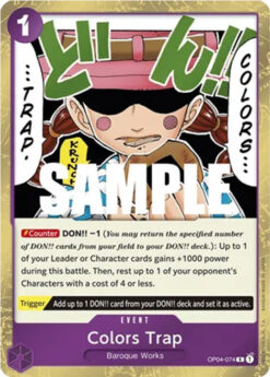 [ONE PIECE] OP04-074 - Colors Trap - Event - Rare