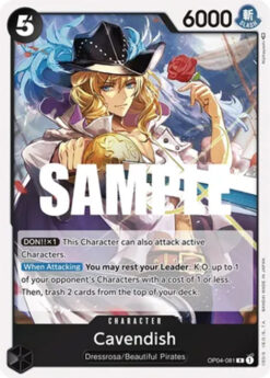[ONE PIECE] OP04-081 - Cavendish - Character - Rare