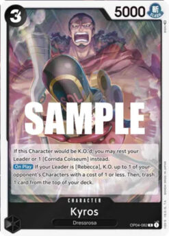 [ONE PIECE] OP04-082 - Kyros - Character - Rare