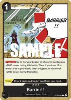 [ONE PIECE] OP04-095 - Barrier!! - Event - Common