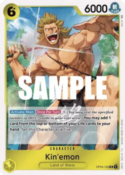 [ONE PIECE] OP04-102 - Kin'emon - Character - Rare