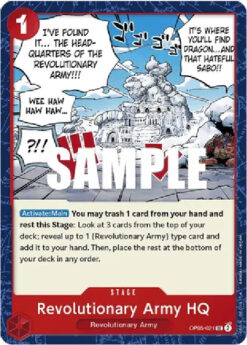 [ONE PIECE]  OP05-021 - Revolutionary Army HQ - Stage - Uncommon