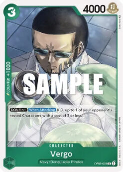 [ONE PIECE]  OP05-023 - Vergo - Character - Rare
