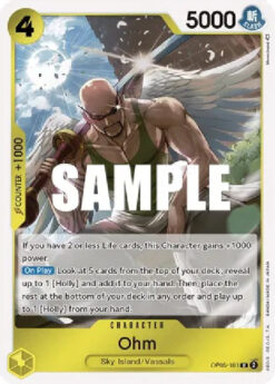 [ONE PIECE]  OP05-101 - Ohm - Character - Rare