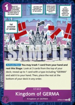 [ONE PIECE] OP06-079 - Kingdom of GERMA - Stage - Common
