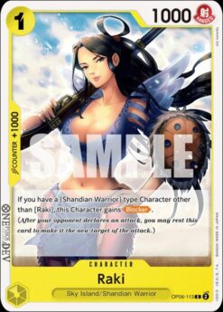 [ONE PIECE] OP06-113 - Raki - Character - Common