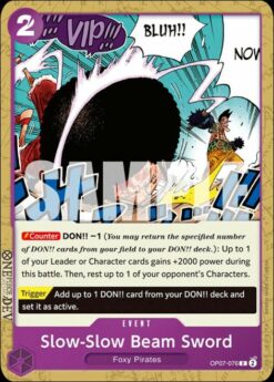 [ONE PIECE] OP07-076 - Slow-Slow Beam Sword - Event - Common