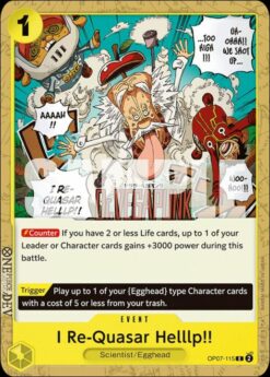[ONE PIECE] OP07-115 - I Re-Quasar Helllp!! - Event - Common
