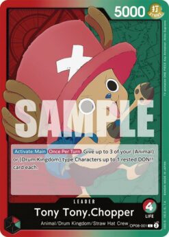 [ONE PIECE] OP08-001 - Tony Tony.Chopper - Leader - Leader