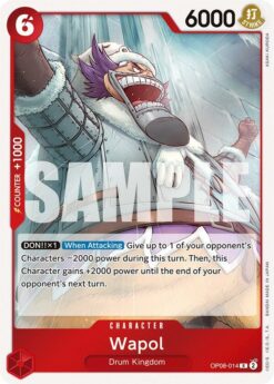 [ONE PIECE] OP08-014 - Wapol - Character - Rare