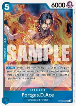 [ONE PIECE] OP08-052 - Portgas.D.Ace - Character - Rare