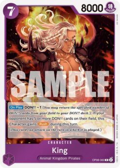 [ONE PIECE] OP08-060 - King - Character - Rare