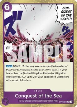 [ONE PIECE] OP08-077 - Conquest of the Sea - Event - Rare