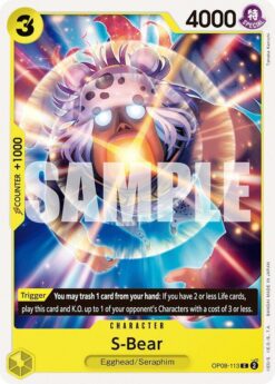 [ONE PIECE] OP08-113 - S-Bear - Character - Common