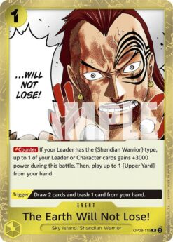 [ONE PIECE] OP08-115 - The Earth Will Not Lose! - Event - Rare