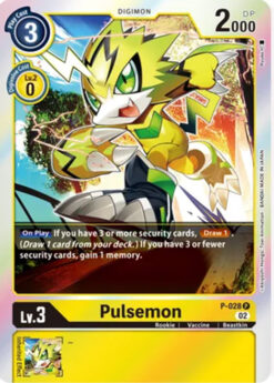 P-028 - Pulsemon - Digimon - Promo - RB01 Set