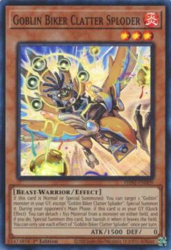 PHNI-EN009 - Goblin Biker Clatter Sploder - Super Rare - 1st Edition