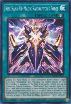 PHNI-EN056 - Rise Rank-Up-Magic Raidraptor's Force - Super Rare - 1st Edition