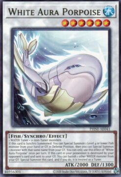 PHNI-AE041 - White Aura Porpoise - Rare