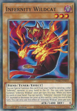 PHRA-EN017 - Infernity Wildcat - Common - 1st Edition