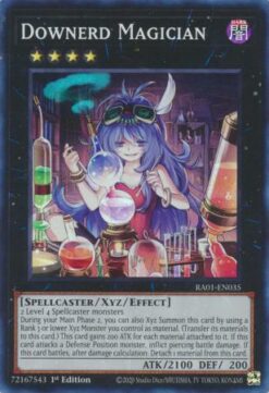 RA01-EN035 - Downerd Magician - Super Rare - 1st Edition