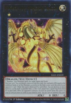 RA01-EN039 - Number 100: Numeron Dragon - Ultra Rare - 1st Edition