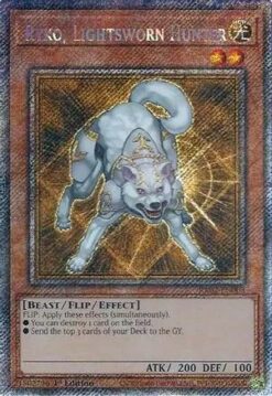 RA02-EN003 - Ryko, Lightsworn Hunter - Platinum Secret Rare - 1st Edition