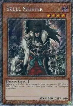 RA02-EN005 - Skull Meister - Platinum Secret Rare - 1st Edition