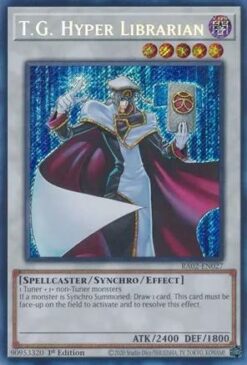 RA02-EN027 - T.G. Hyper Librarian - Secret Rare - 1st Edition