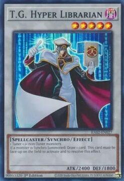 RA02-EN027 - T.G. Hyper Librarian - Super Rare - 1st Edition