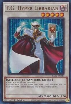 RA02-EN027 - T.G. Hyper Librarian - Ultra Rare - 1st Edition