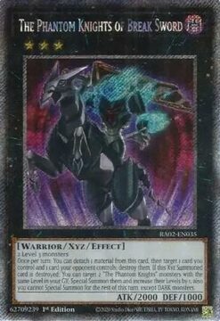 RA02-EN035 - The Phantom Knights of Break Sword - Platinum Secret Rare - 1st Edition