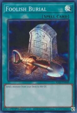 RA02-EN049 - Foolish Burial - Super Rare - 1st Edition