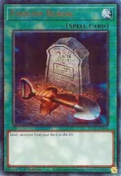 RA02-EN049 - Foolish Burial - Ultimate Rare - 1st Edition